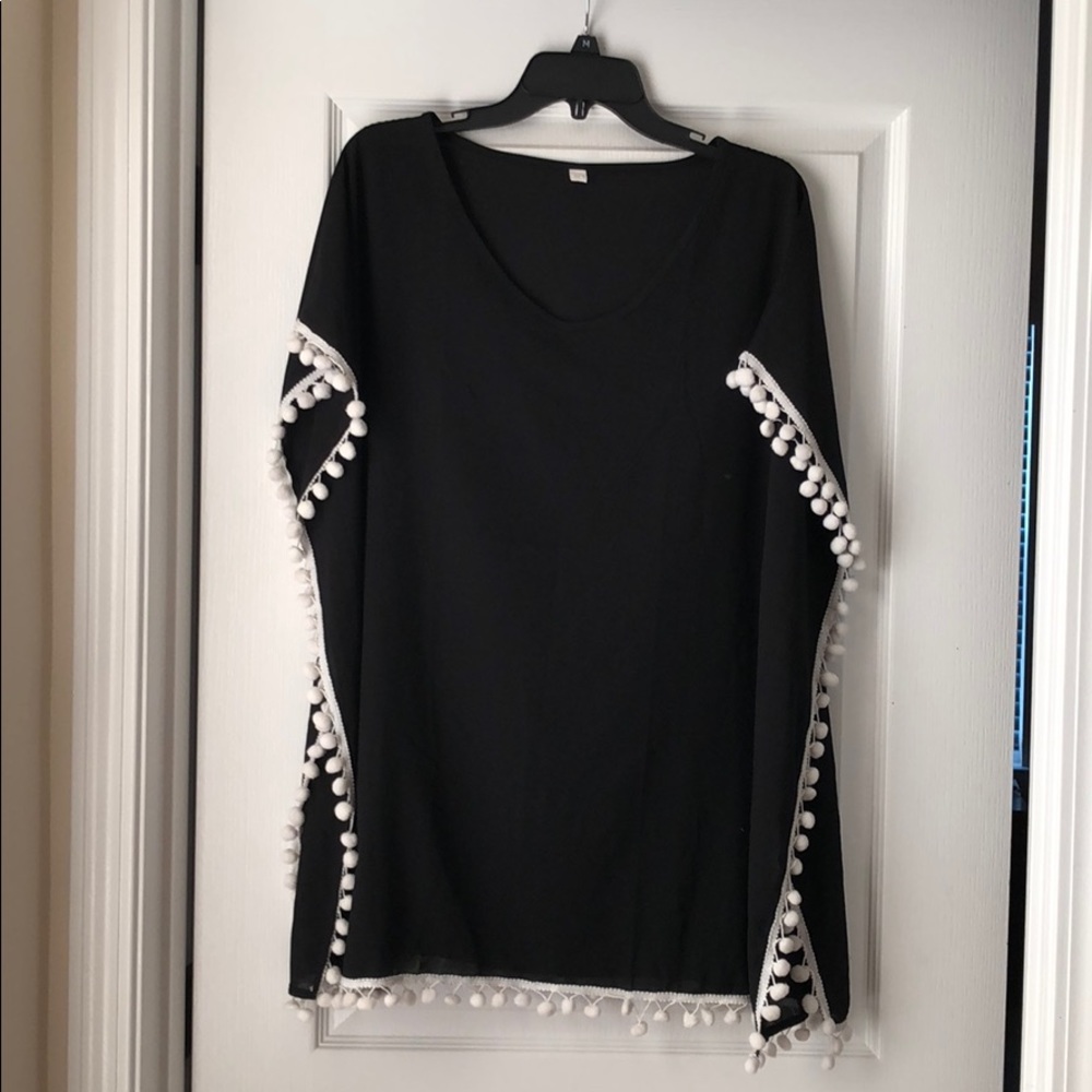 Pom Pom Beach Coverup